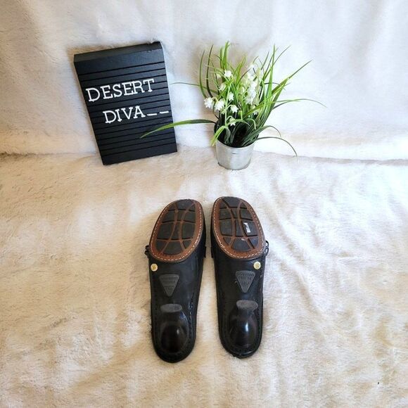 Goffredo Fantini Womens Shoes Leopard Print 36 Mules Genuine Italian Leather - Picture 7 of 9